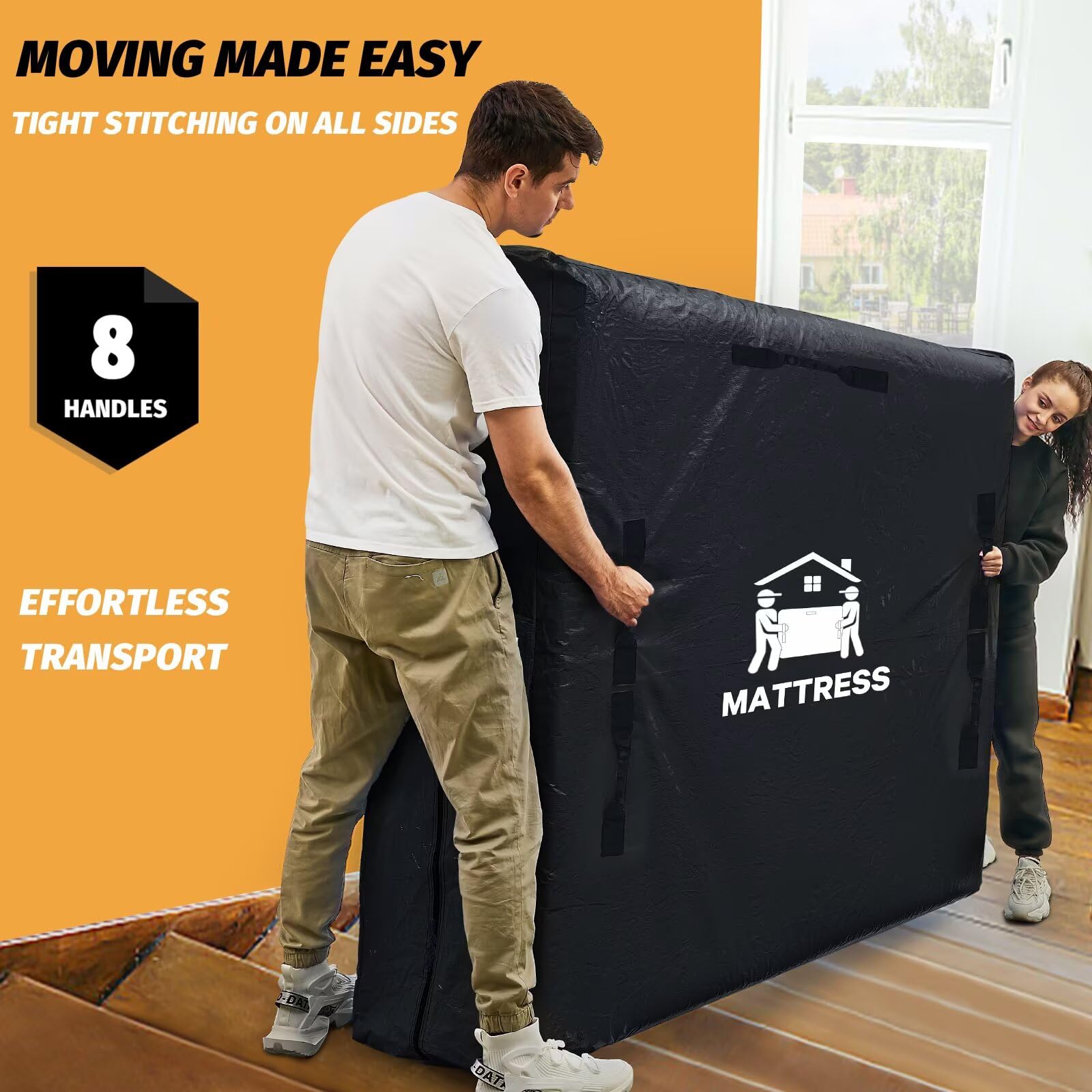 BETU bag features a double-zipper design for easy loading and removal