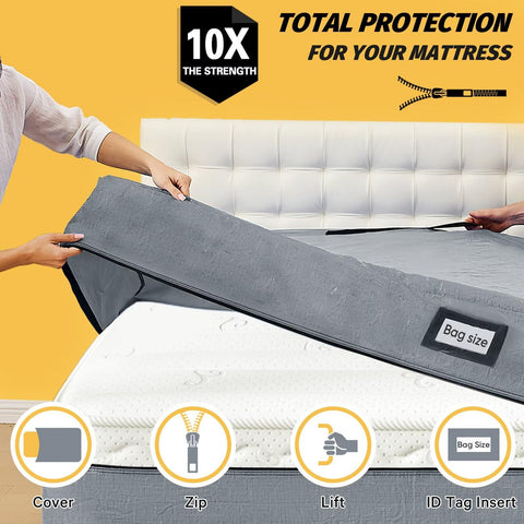 Eight heavy-duty handles make lifting and carrying easier across stairs.
