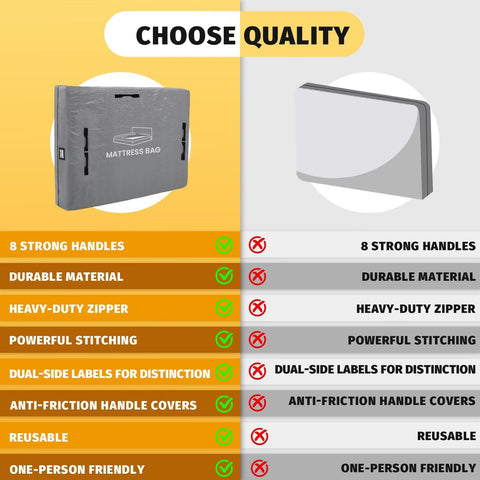 ID card slots on both sides help identify the right size.