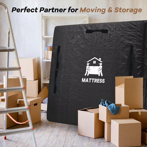 BETU opaque privacy bag hides the mattress during storage