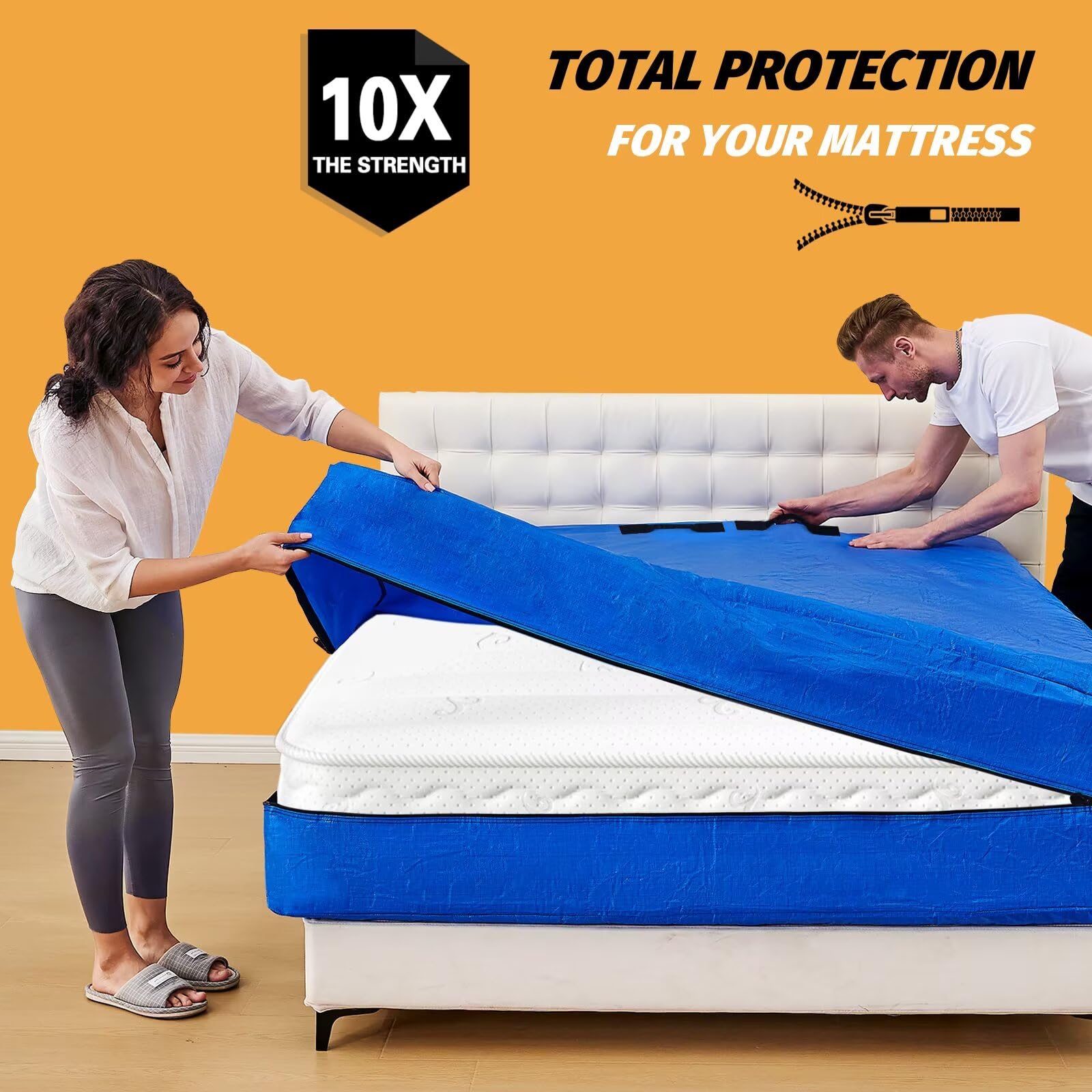 BETU waterproof protector keeps the mattress dry during storage