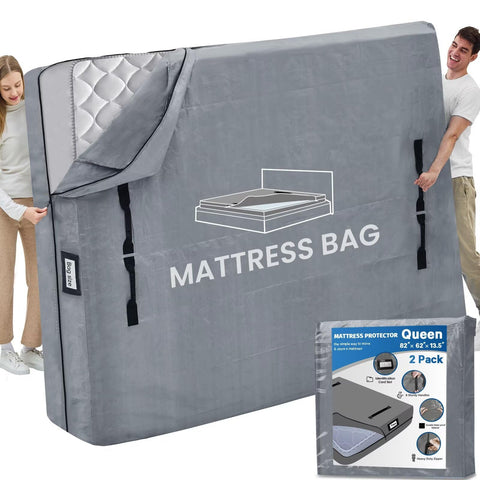 BETU queen mattress bag with eight handles for easy moving.