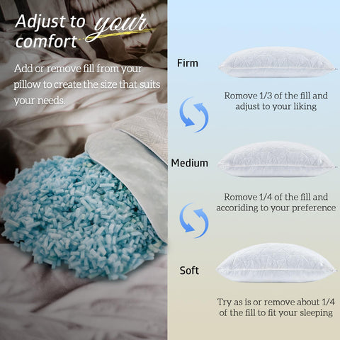 BETU Standard Pillow breathable cover keeps sleeper cool and fresh