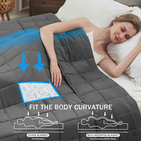 BETU 48x72 blanket folded for travel and easy packing.
