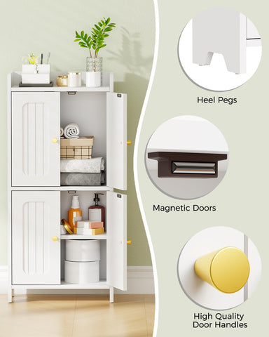 Ideal for small spaces like powder rooms or closets