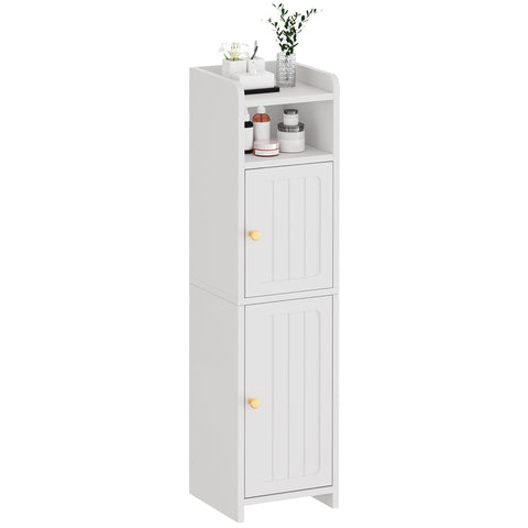 BEWISHOME compact-size bathroom cabinet showing slim footprint for tight spaces
