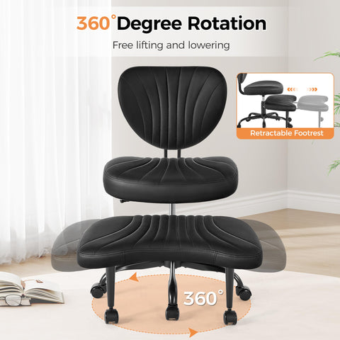 BEWISHOME PU leather padding cushions hips and thighs comfortably