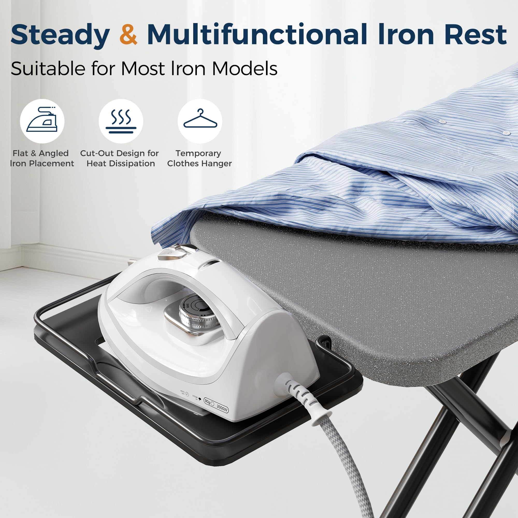 BEWISHOME fold-down compact storage for small laundry spaces