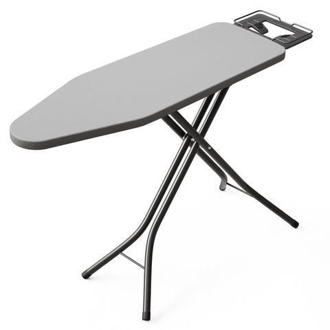 BEWISHOME foldable ironing board with large 43x13 inch surface for easy ironing