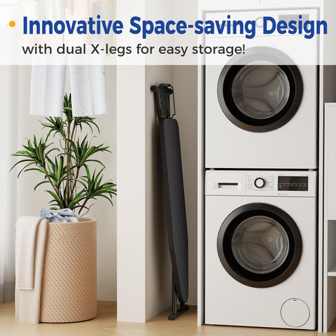 BEWISHOME full-size surface accommodates shirts and linens efficiently
