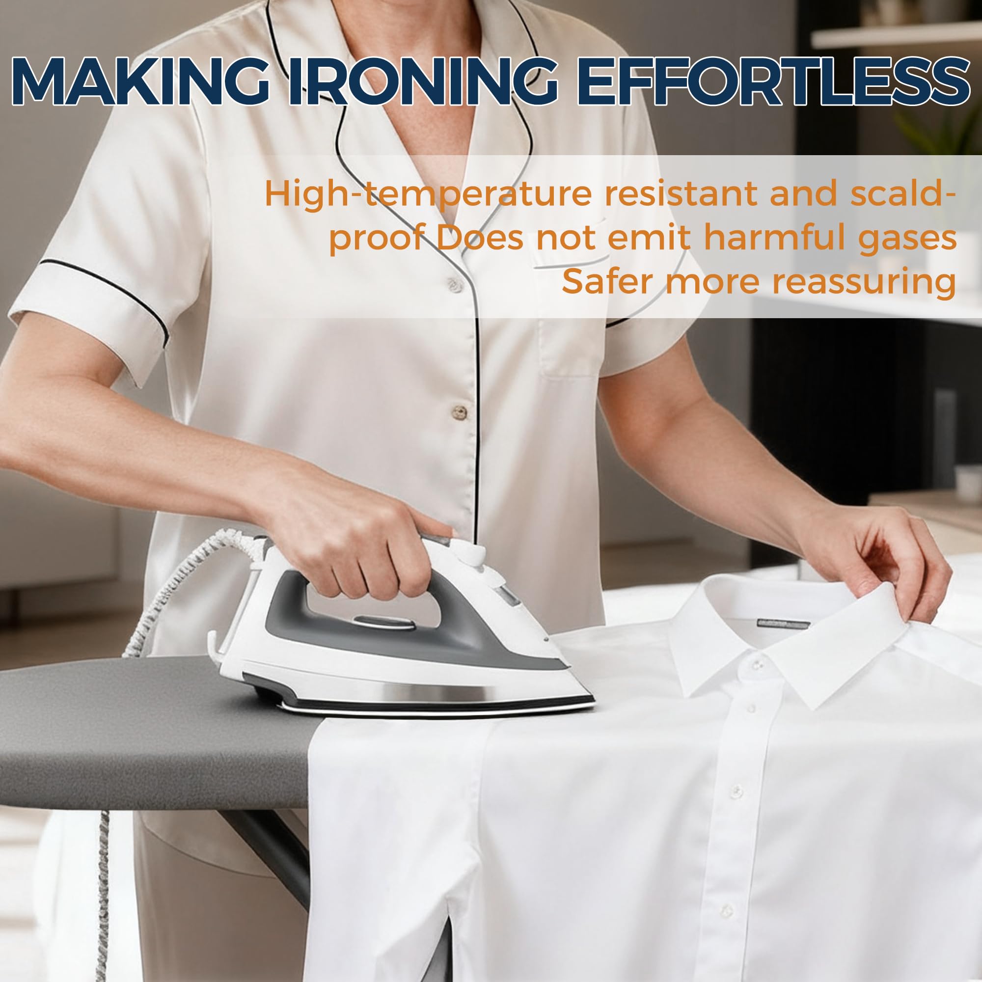 BEWISHOME ironing board rest with silicone pads for safe heat dissipation