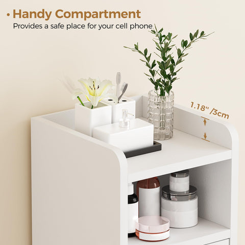BEWISHOME small-space-solution bathroom cabinet for compact homes