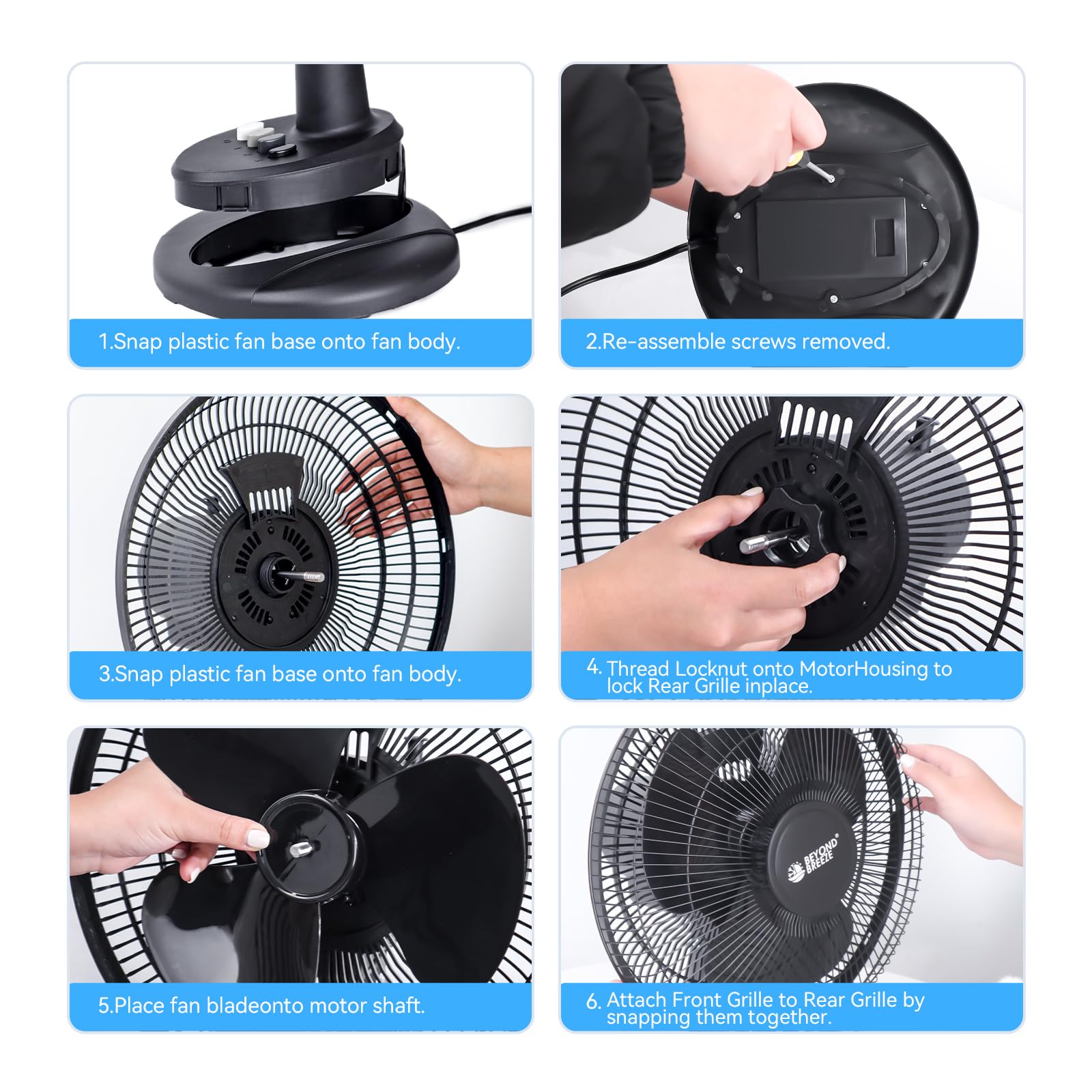 BEYOND BREEZE desk-use compact workspace setup for personal cooling.