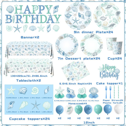 Bezkega latex balloons as durable accents for ocean decor