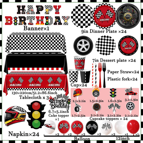 Bezkega latex balloons create a festive race-themed backdrop with durable, leak-free design.