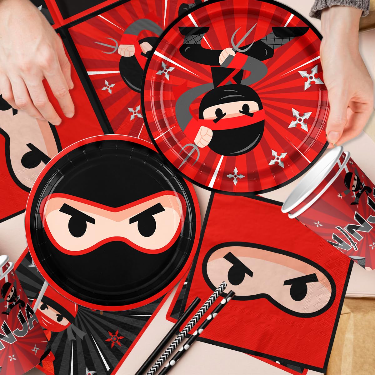 Bezkega Ninja Cups – sturdy beverage holders with printed artwork to minimize mess.