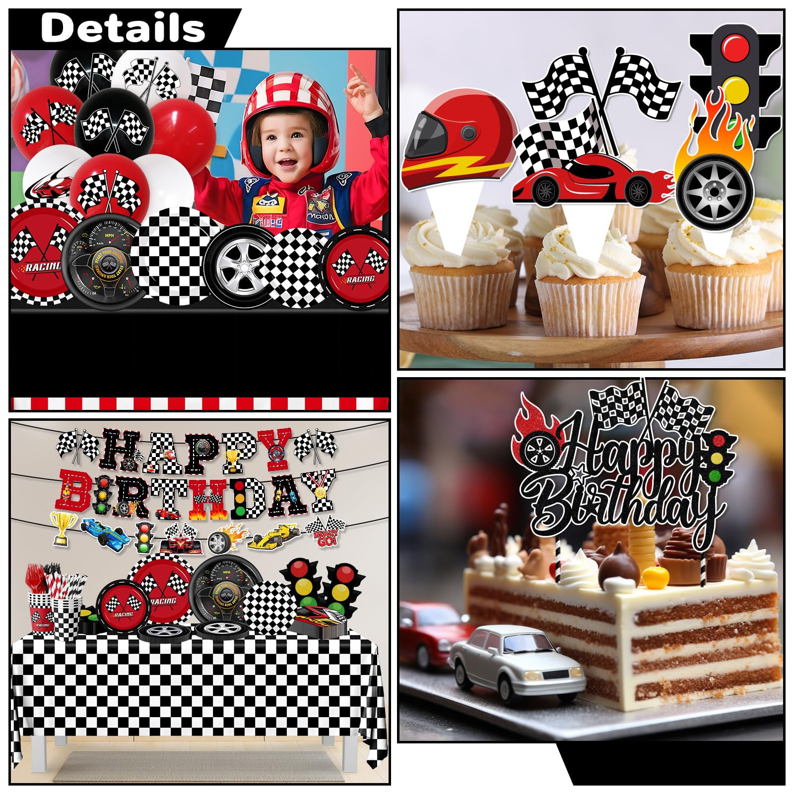 Bezkega race car napkins provide quick cleanups during playtime.