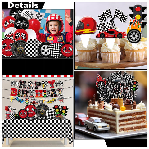 Bezkega race car napkins provide quick cleanups during playtime.