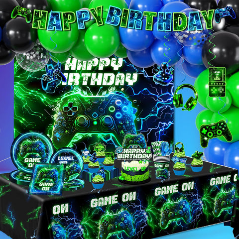 Bezkega video game cake topper adds a playful centerpiece for the cake