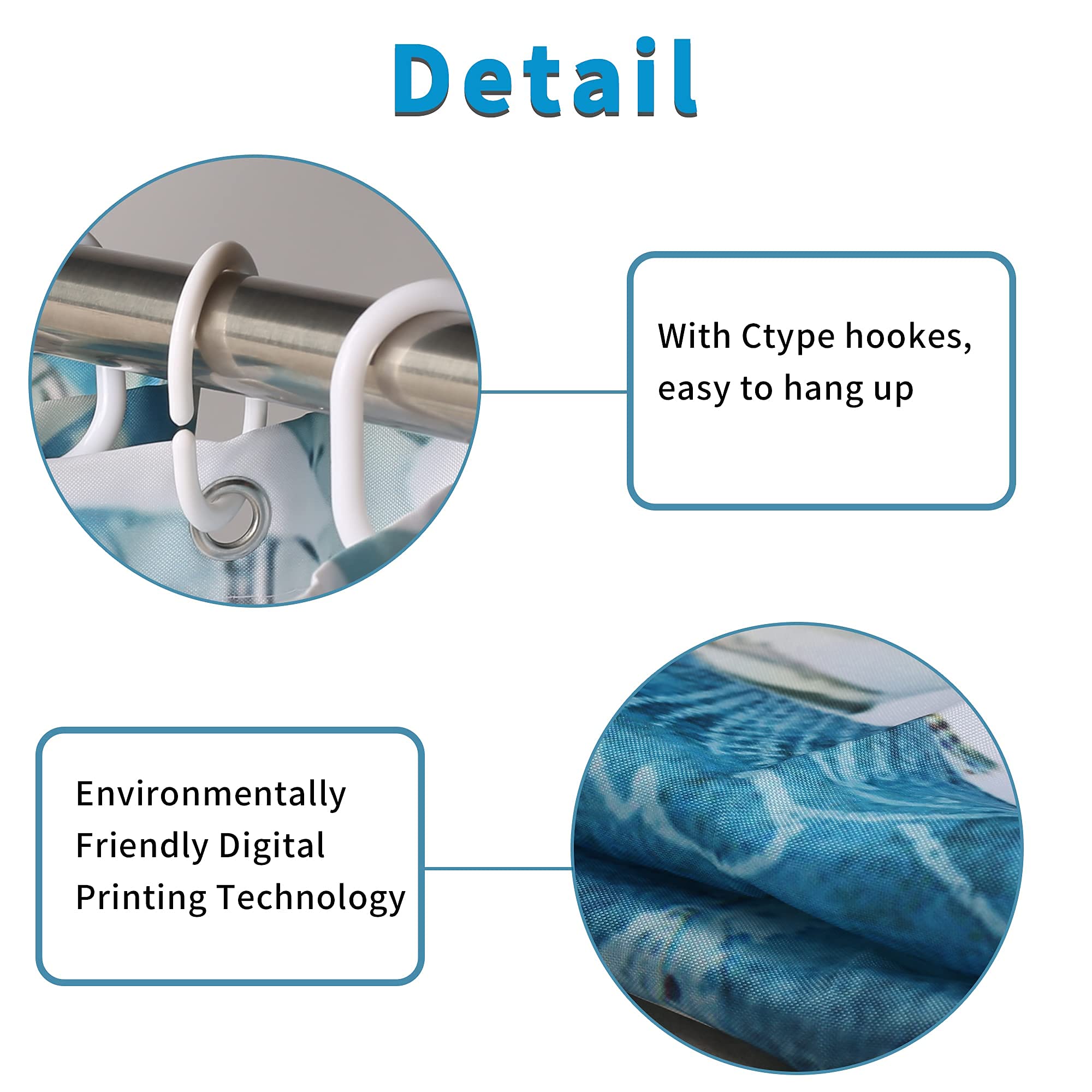 BGCTM Durable waterproof fabric close-up helps resist moisture and keep colors vibrant.