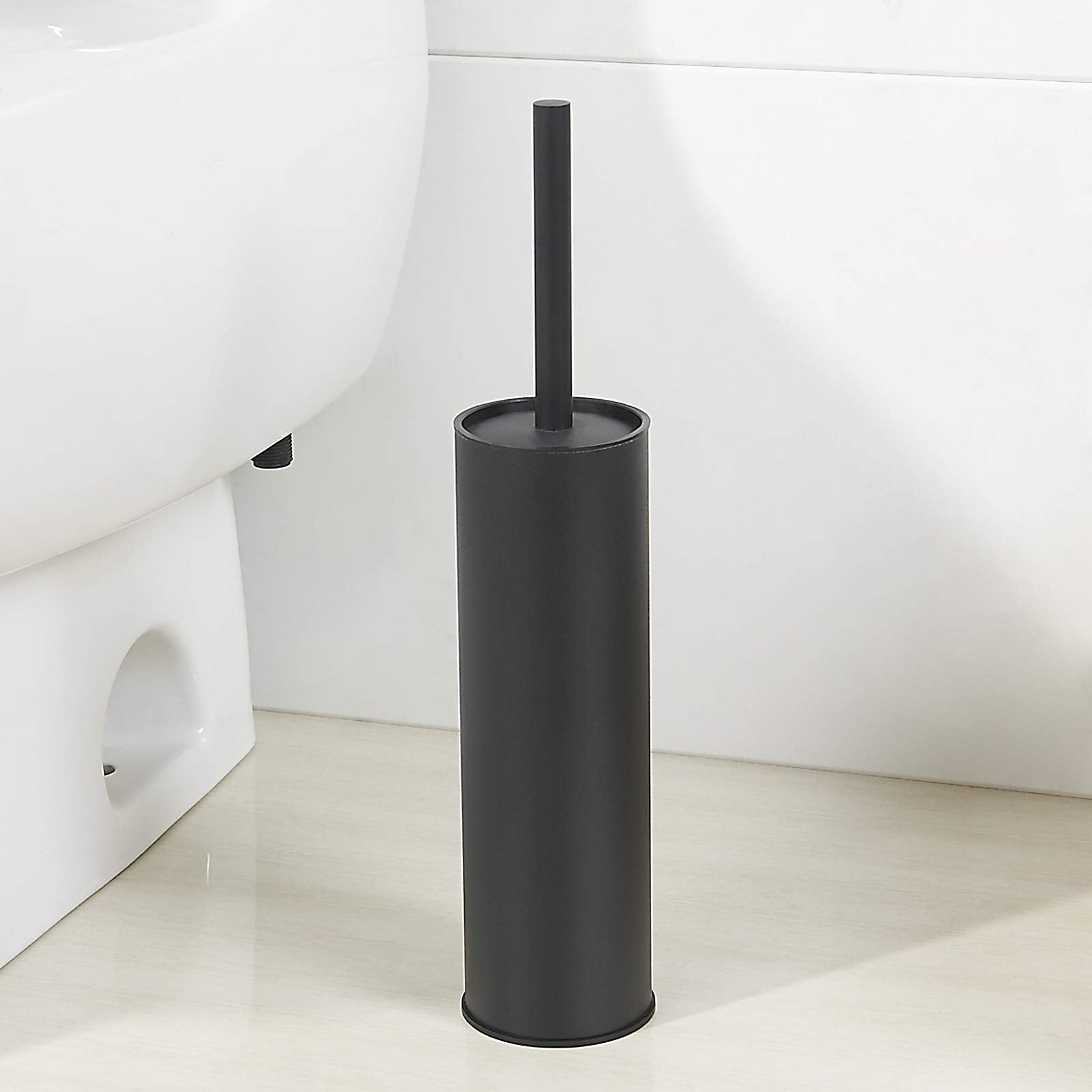 BGL compact holder tucked in a corner keeps bathroom tidy and accessible.