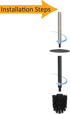 BGL freestanding toilet brush holder placed on the floor, no drilling
