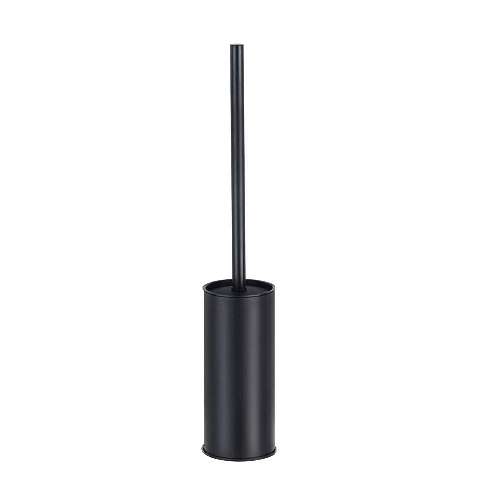BGL stainless steel 304 black toilet brush and holder set for a sleek, hidden storage look.