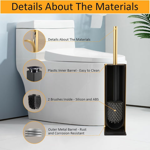 BGL stainless steel handle enables sturdy scrubbing and long-lasting use.