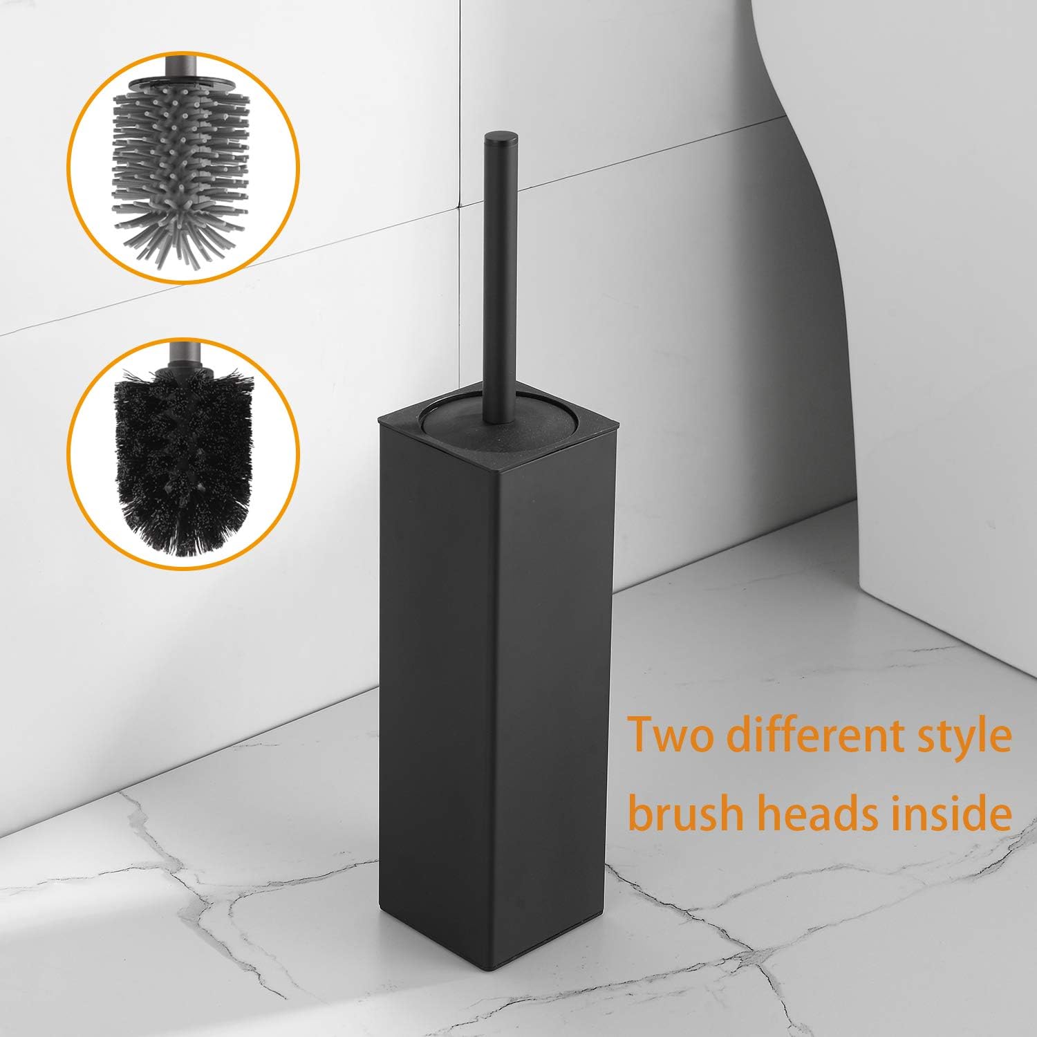 BGL dual-head brush with ABS and silicone for versatile cleaning