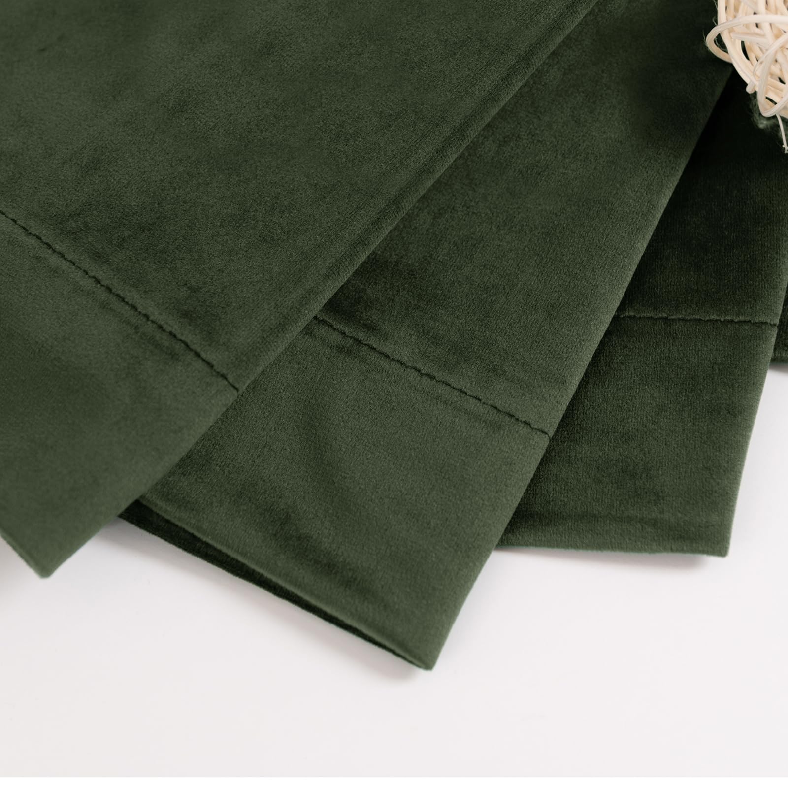 BGment 52x96 inch curtains fit standard windows and French doors.
