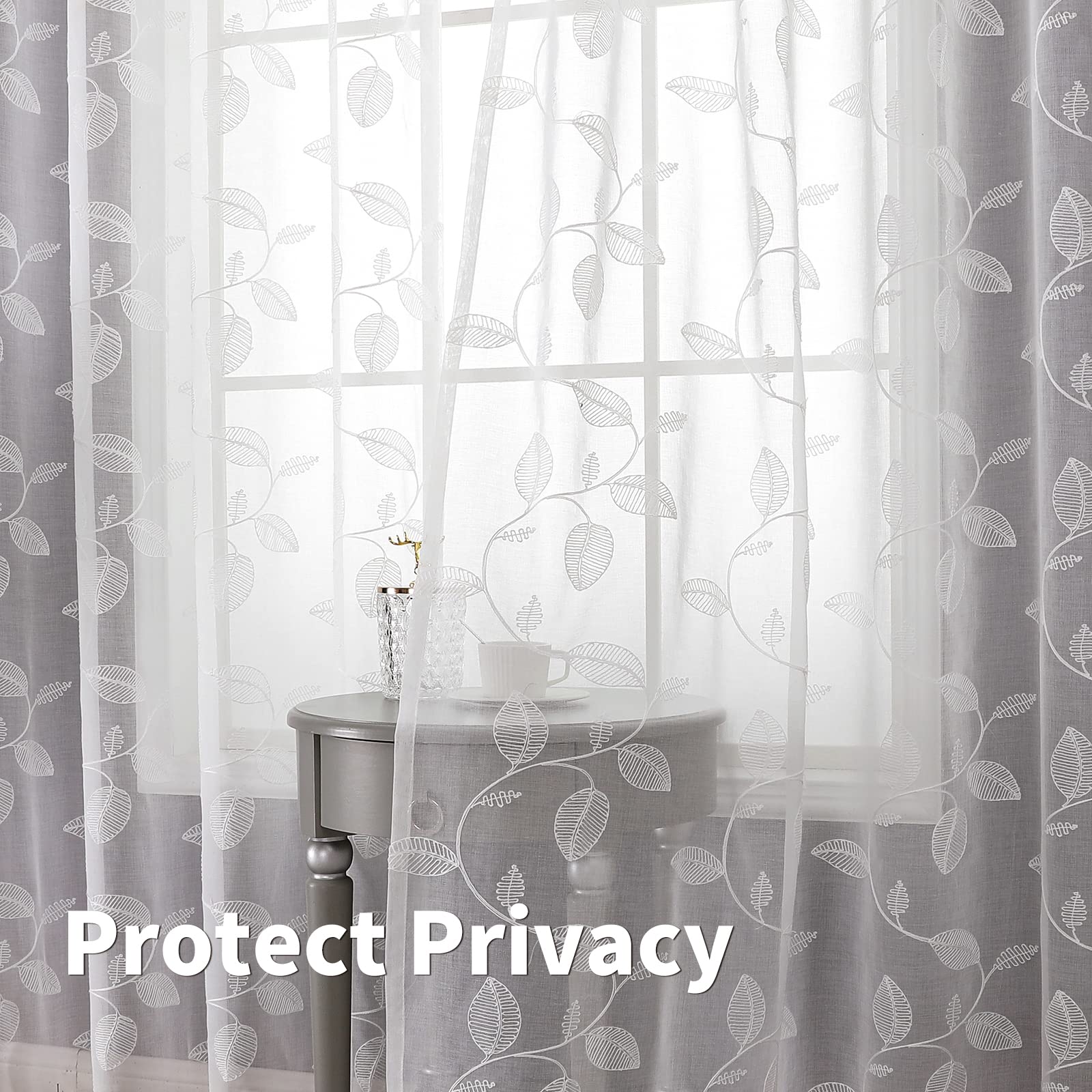BGment machine-washable curtains offer convenient care.