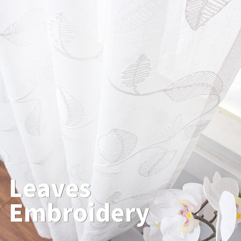 BGment grommet drapes with silver rings for easy sliding.