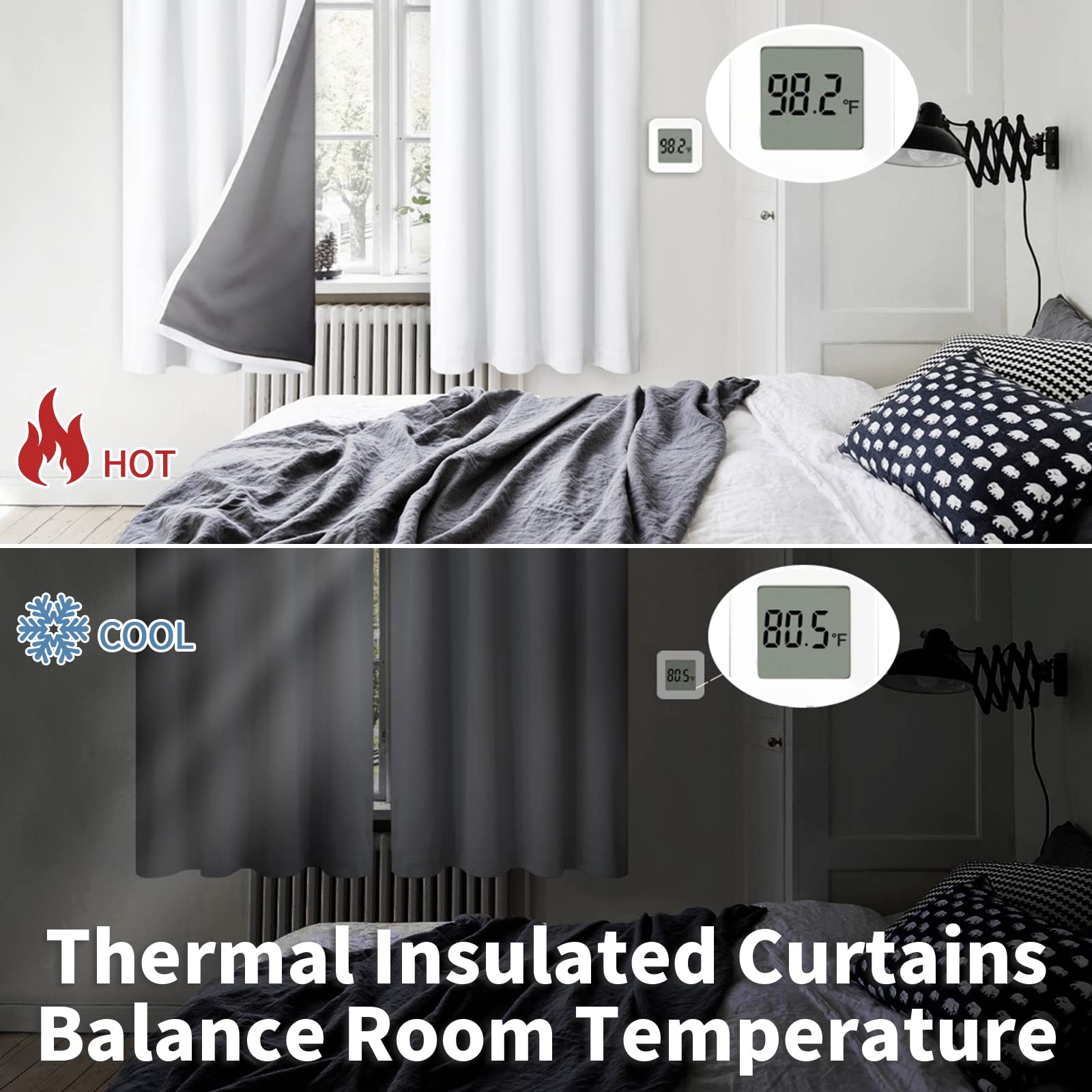 BGment curtains minimize street noise for calmer evenings.