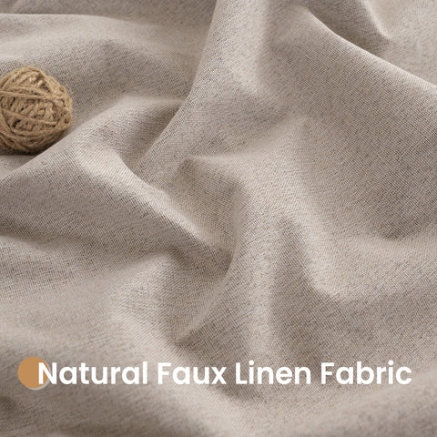 BGment linen-look textured fabric adds subtle warmth