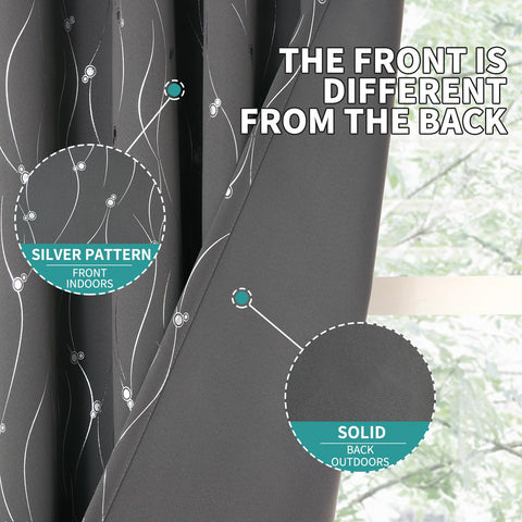 BGment thermal insulated drapes help balance room temperature and reduce energy use.