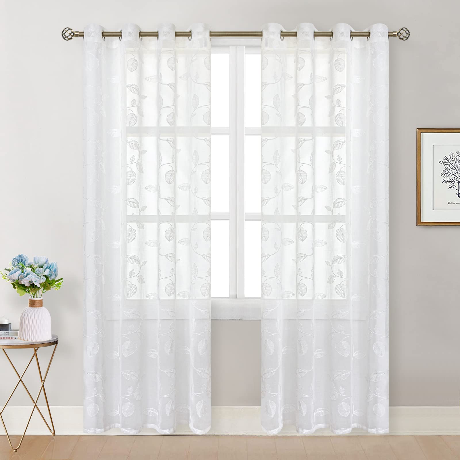 BGment two-panel set shows 104-inch width, ideal for larger windows.