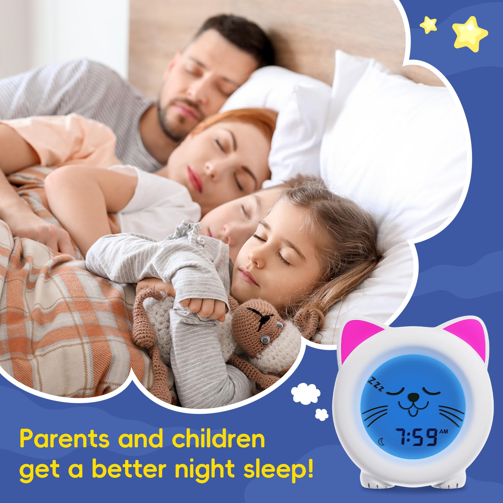 Portable clock ideal for travel and sleepovers