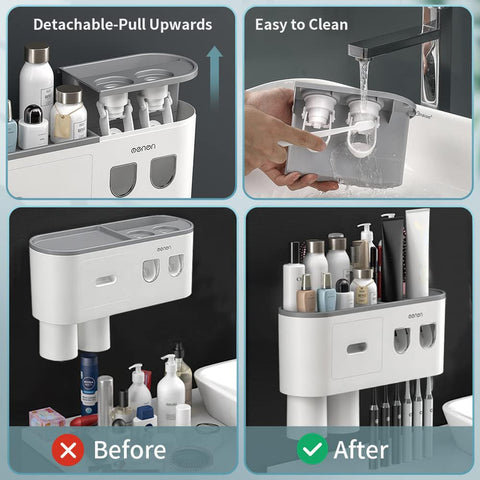 Universal compatibility fits most standard toothpaste tubes.