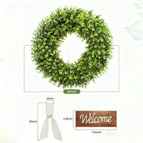 BHHDA DIY-friendly wreath for easy seasonal customization.