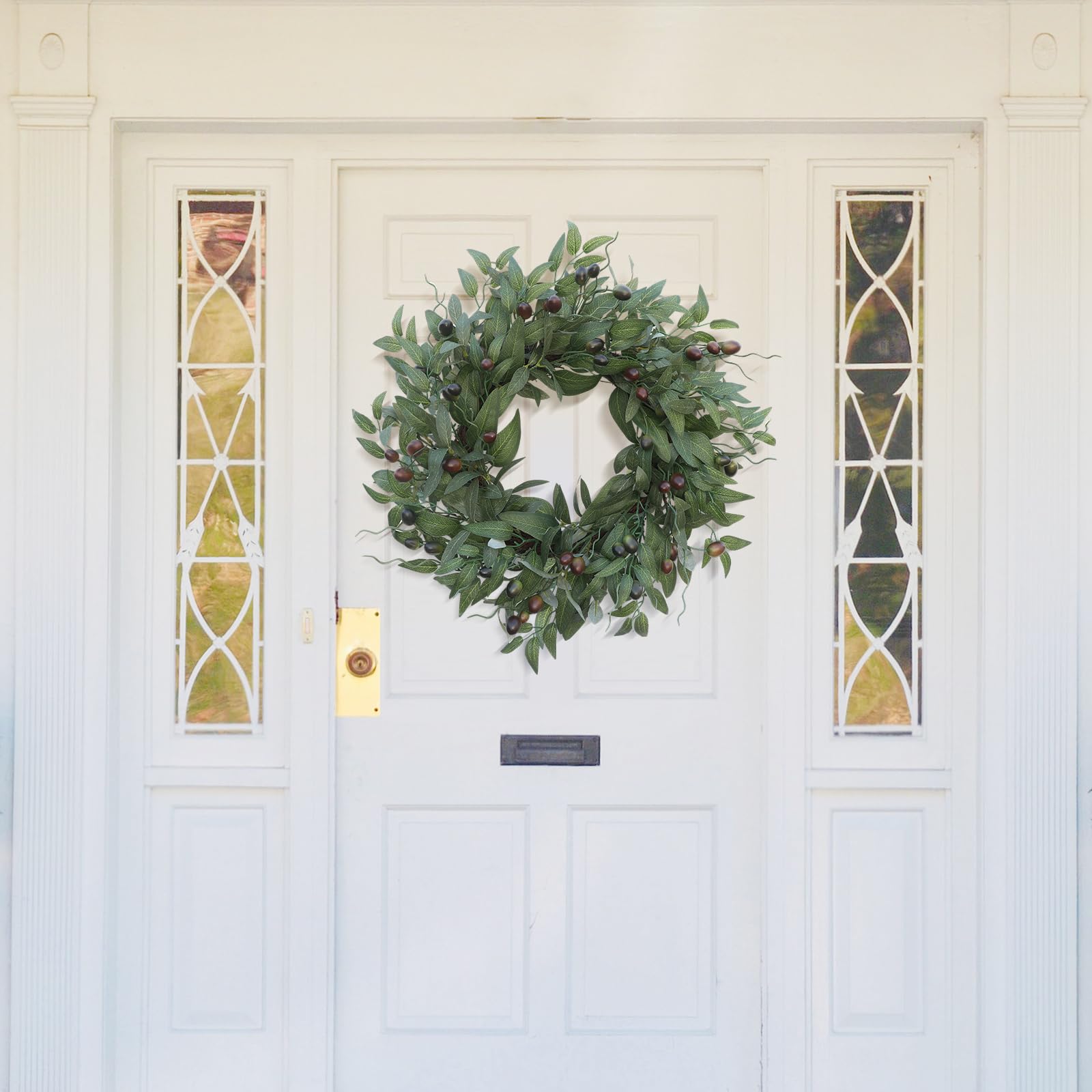 BHHDA olive wreath makes a thoughtful housewarming gift.