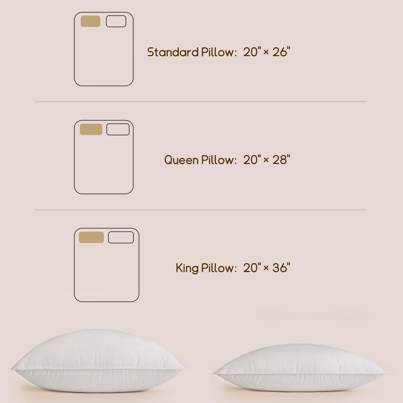 BHZ easy-care guidelines to preserve loft and freshness.