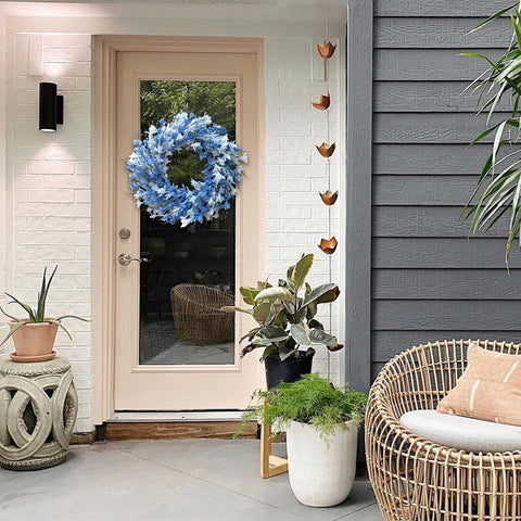 Bibelot artificial foliage resists fading for enduring charm.