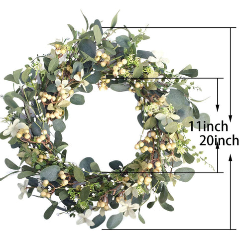 Bibelot front door wreath decor for entry with seasonal warmth.