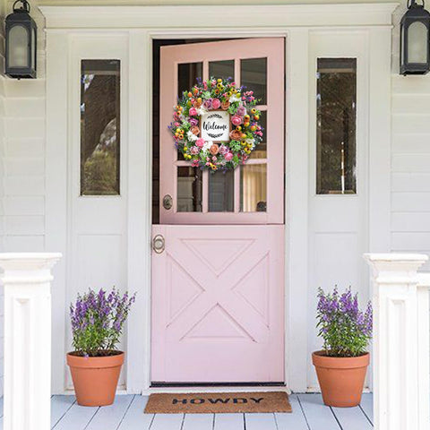 Bibelot gift-ready wreath suits spring celebrations and gifting.