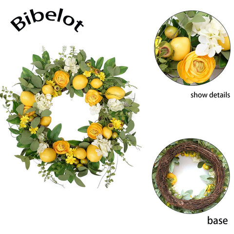 Bibelot white hydrangea accents add soft, elegant contrast.