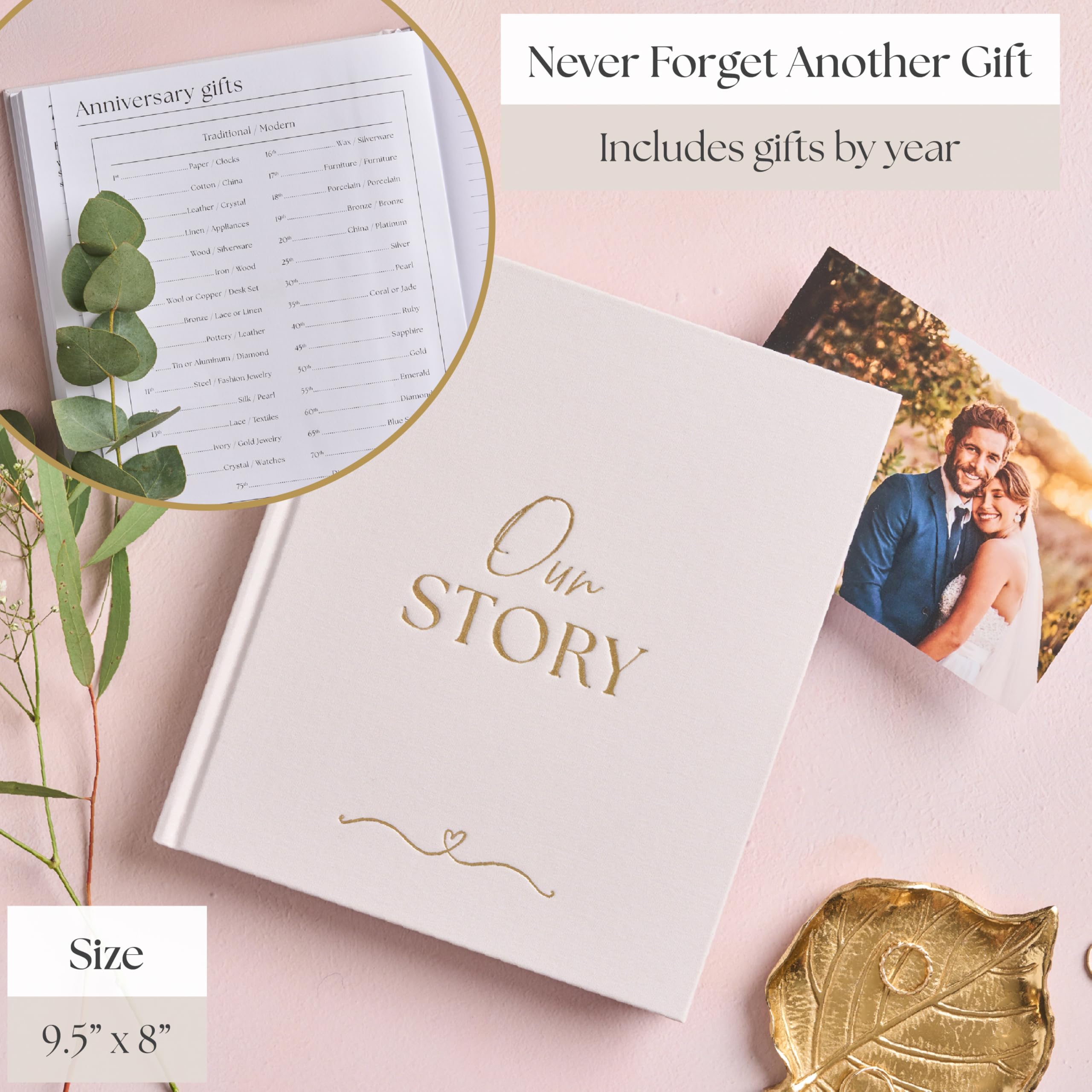 Bibi & Beau gift-ready memory book for anniversaries