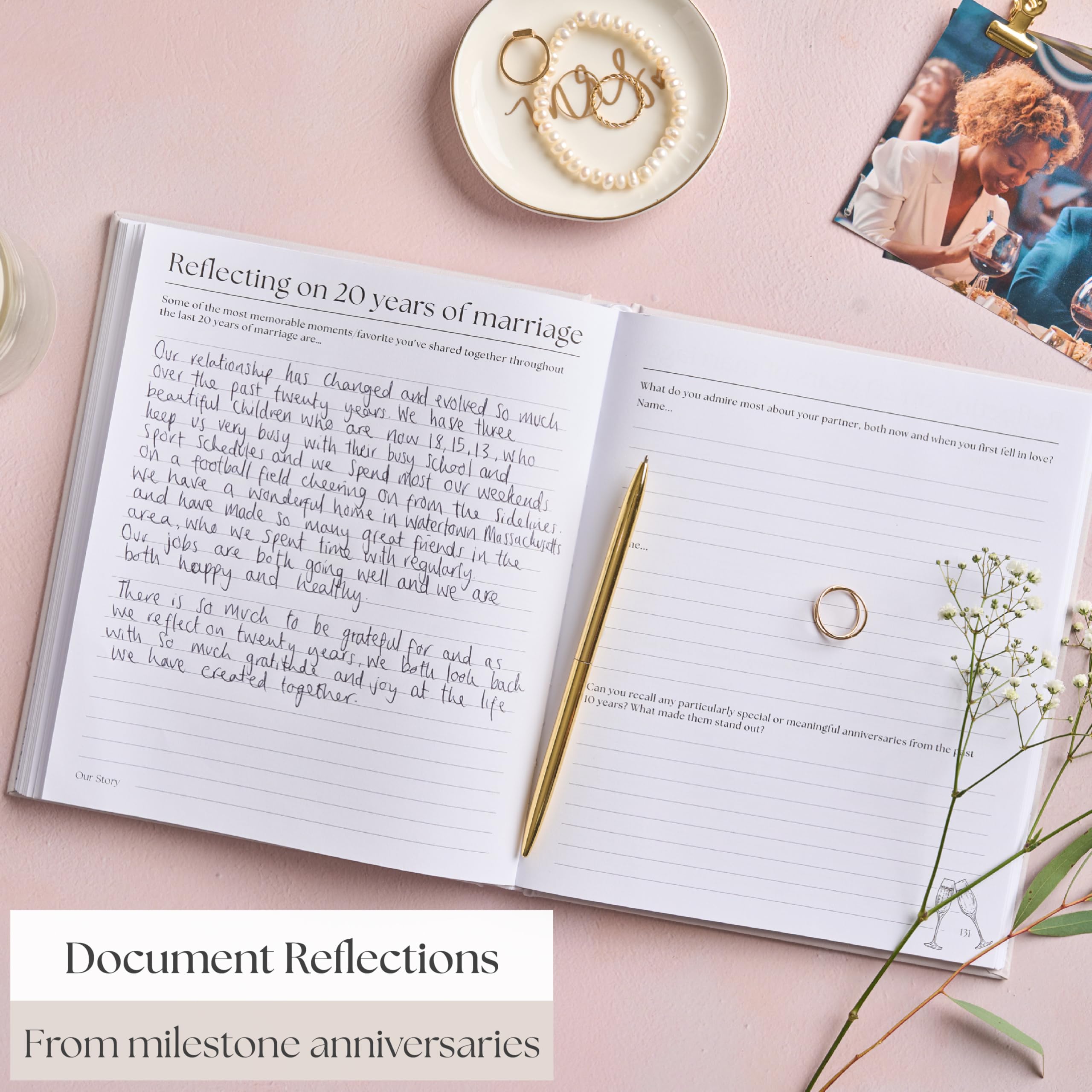 Bibi & Beau USA-focused memory book with prompts