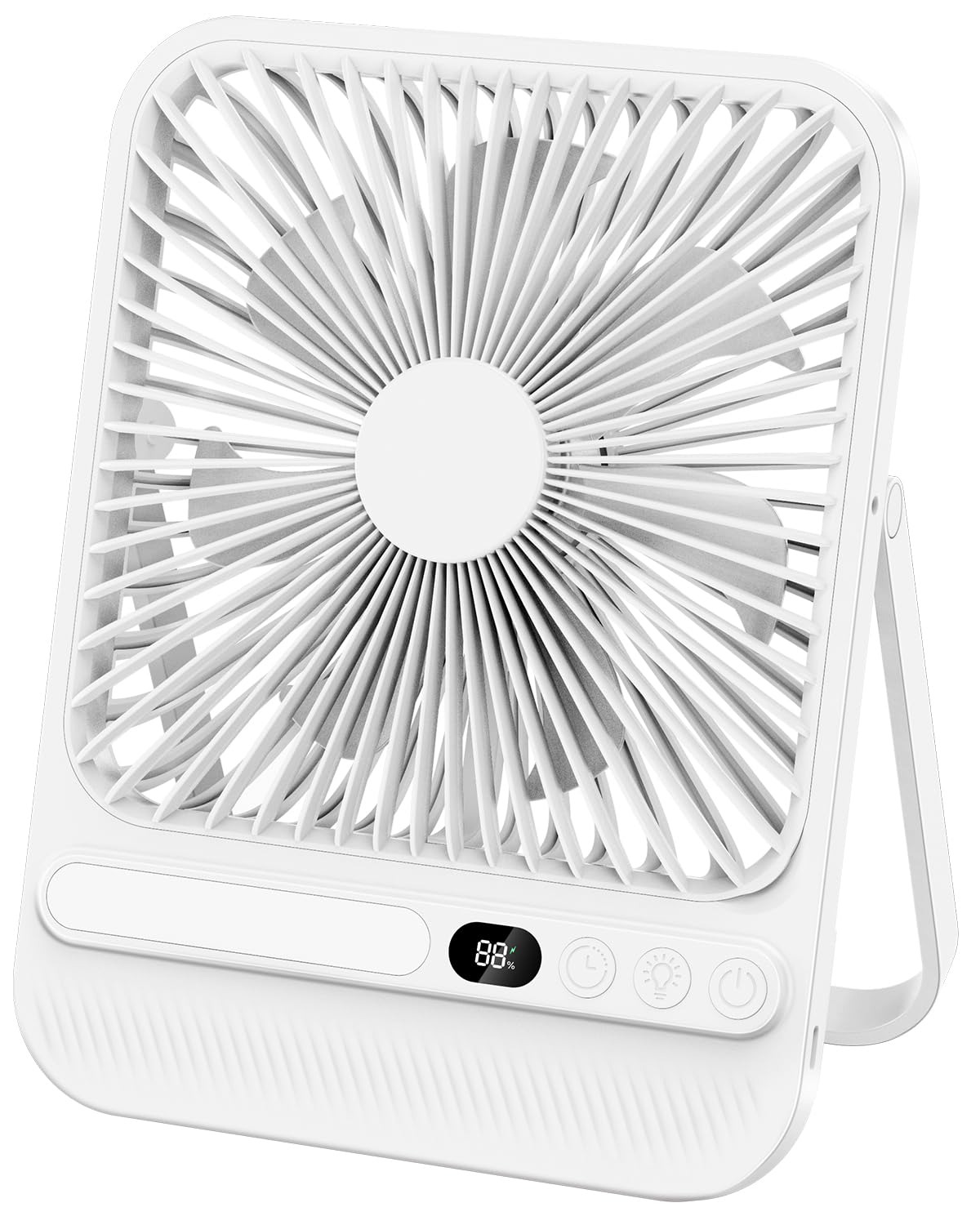 BIVBTP 7-inch travel fan silhouette for compact cooling on the go