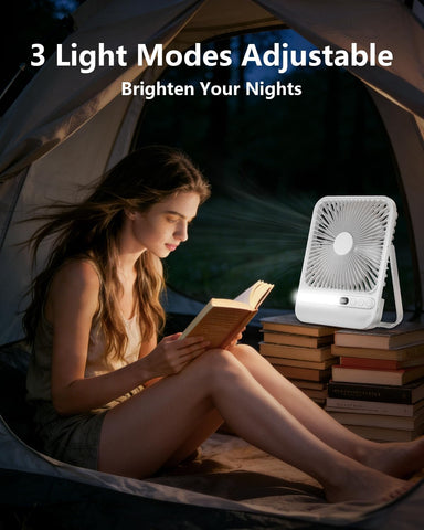 BIVBTP 8000mAh battery powers long-lasting cooling during trips