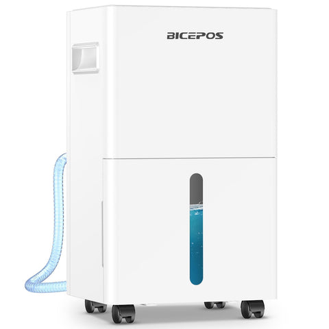 Bicepos dehumidifier control panel for quick mode adjustments and monitoring.
